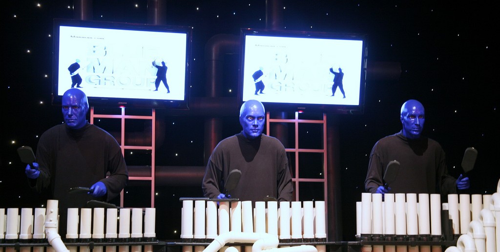 Blue-Man-Group Source: Flickr@Cliff