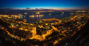 Gibraltar at Night