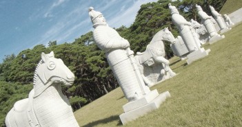 Tomb of King Tongmyong, Pyongyang, North Korea