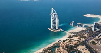 Dubai - Burj Al Arab - Helicopter View