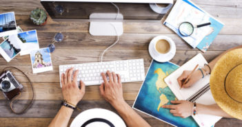 Travel planning on computer